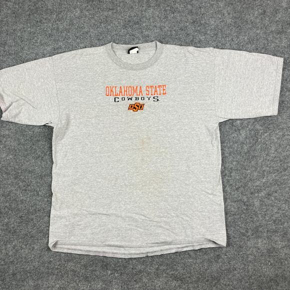 Oklahoma State Cowboys T-Shirt Mens XL Gray OSU College Sports Graphic Tee - Picture 3 of 10